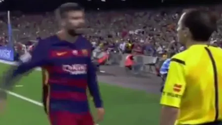 Pique așteaptă o suspendare uriașă după ce l-a înjurat pe arbitru și a fost eliminat în meciul cu Athletic Bilbao