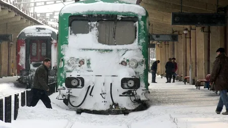 VREMEA. 21 de trenuri au fost anulate