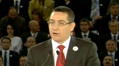 DISCURSUL LUI VICTOR PONTA: Băsescu este ultimul comunist și securist al Europei. VIDEO