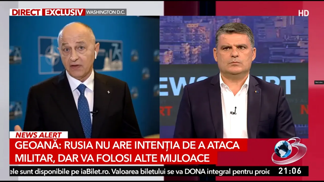 Mircea Geoană, secretarul adjunct al NATO: „O Ucraina care stă în picioare și se apropie de Europa este o garanție pentru securitatea noastră”
