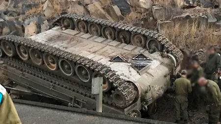 Doi militari israelieni au murit, iar alți patru sunt răniți, după răsturnarea unui tanc în timpul unui exercițiu militar. VIDEO