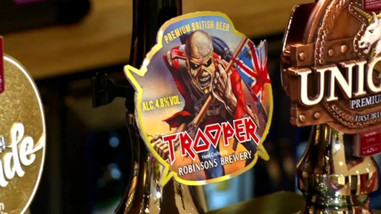 Iron Maiden lansează berea Trooper: 300.000 de precomenzi cu o lună înainte de lansare