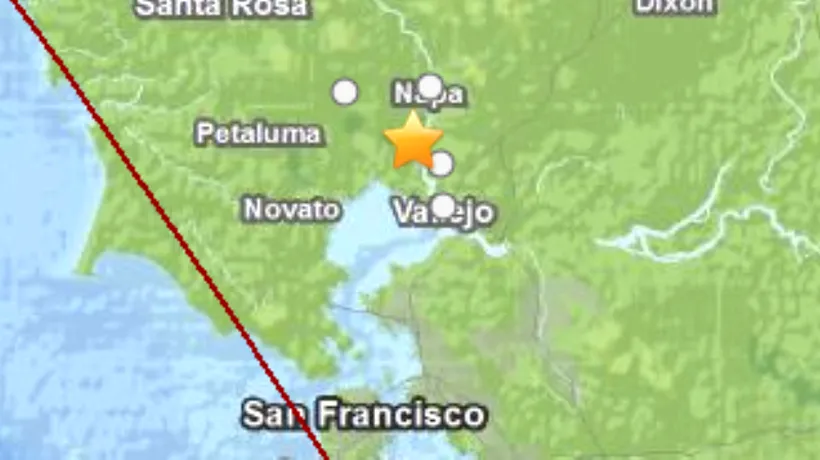 STARE DE URGENȚĂ în California, după un cutremur cu intensitatea de moment de 6,0 grade. UPDATE 