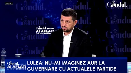 Motivul pentru care Lulea nu-și poate imagina o GUVERNARE din care să facă parte și AUR: „Partidele politice nu doresc să facă reforma administrativă”