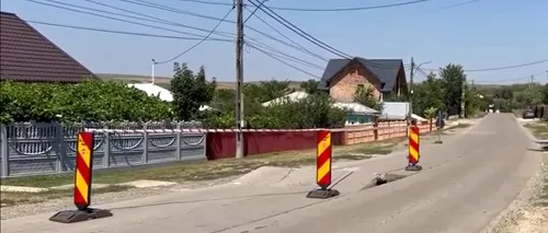 <i class='ep-highlight'>Temperaturile</i> RIDICATE transformă drumurile din Iași în obstacole periculoase / Drum județean, DISTRUS din cauza caniculei