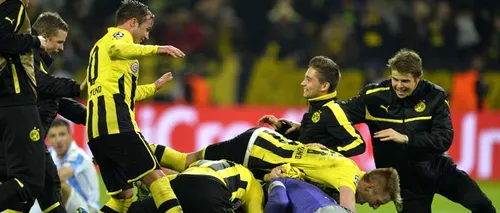 LIGA CAMPIONILOR. Borussia Dortmund a învins dramatic Malaga și s-a calificat în semifinale