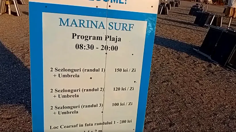 Mai scump ca la Saint-Tropez: Prețul IREAL cu care se închiriază un loc de pus cearceaful pe plajă, la Mamaia / „Senzații tari pe litoralul românesc!”