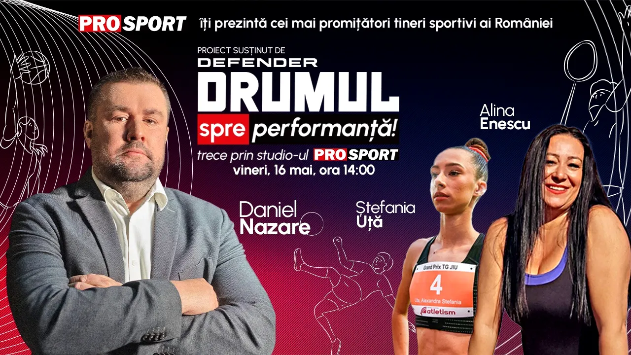 Emisiunea „Drumul spre performanță”, vineri, 16 mai, de la ora 14.00. Ce facem cu viitorul atletismului românesc?