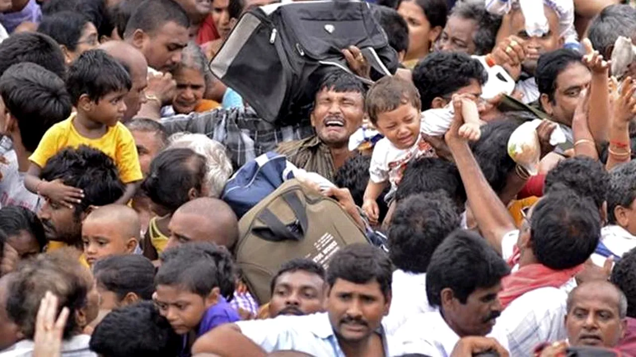Zeci de persoane au murit într-o busculadă produsă la un festival religios din India