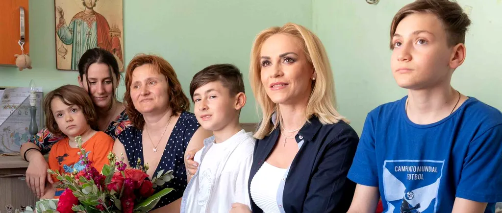 VIDEO | Gabriela Firea a anunțat, din mijlocul unei familii cu 7 copii, proiectele Ministrului Familiei pentru stoparea declinului demografic