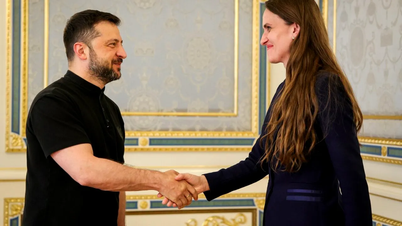 Ministrul de Externe, Oana Țoiu, s-a ÎNTÂLNIT la Kiev cu președintele Ucrainei, Volodimir Zelenski. Ce au discutat cei doi oficiali