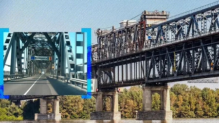 Podul Giurgiu-Ruse a fost blocat de protestul FERMIERILOR bulgari