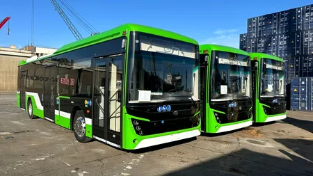 Stelian Bujduveanu (viceprimarul Capitalei): Primele 51 de autobuze electrice BMC au ajuns în Portul Constanța și urmează să plece spre București
