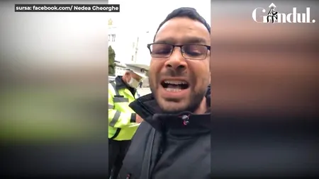 GÂNDUL LIVE. Fost candidat la funcția de primar al Sucevei, scandal cu poliția, deoarece nu purta mască: „Nu îmi luați sănătatea!”