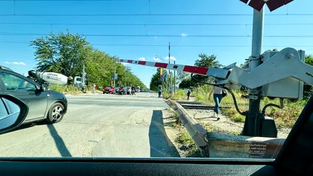 Traficul din Pipera, dat peste cap de un șofer care a forțat bariera CFR. Străzile din zonă au fost BLOCATE, fiind afectată și legătura cu A3