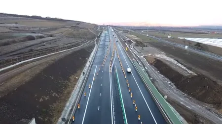 S-a deschis circulația pe lotul 2 al A10. Sebeș – Turda. Care este limita de viteză - VIDEO