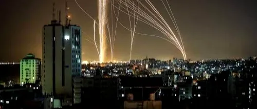 RĂZBOI ÎN ORIENTUL MIJLOCIU. Israelul a pus la pământ o clădire Hamas din Gaza / Ripostă palestiniană: ploaie de rachete asupra Tel Avivului (GALERIE FOTO&VIDEO)