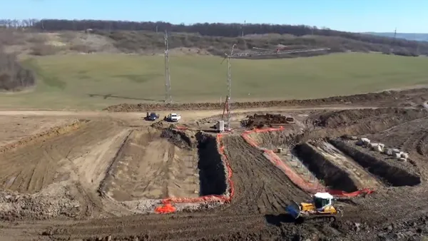 IMAGINI de pe șantierul sectorului Suplacu de Barcău – Chiribiș al Autostrăzii Transilvania (A3): progresul fizic a ajuns la 5%