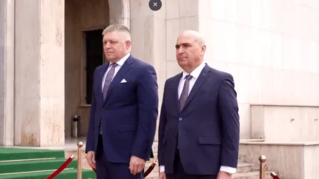 Premierul Slovaciei, primit de Ilie Bolojan la Palatul Victoria. Va merge și în comunitatea slovacă din Oradea, însoţit de premierul român