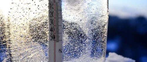 Cea mai scăzută temperatură din ultimii 48 de ani. La cât au ''înghețat'' termometrele în Sibiu