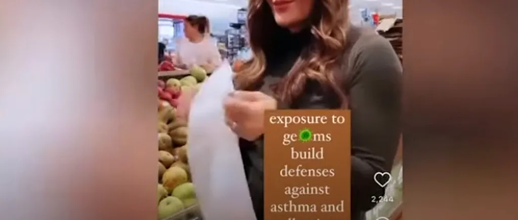 Gest revoltător filmat de o bloggeriță antivaccinistă în supermarket. Instagram i-a blocat contul