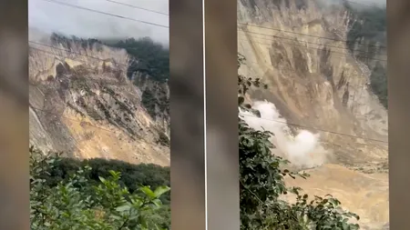 Un munte din Nepal s-a prăbușit în câteva secunde după trei zile de ploi abundente. Bilanț: 24 de morți și 14 dispăruți