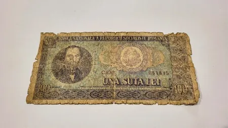 Dacă o ai acasă, te îmbogățești! Cu ce SUMĂ uriașă se vinde celebra bancnotă de 100 de lei cu chipul lui Nicolae Bălcescu
