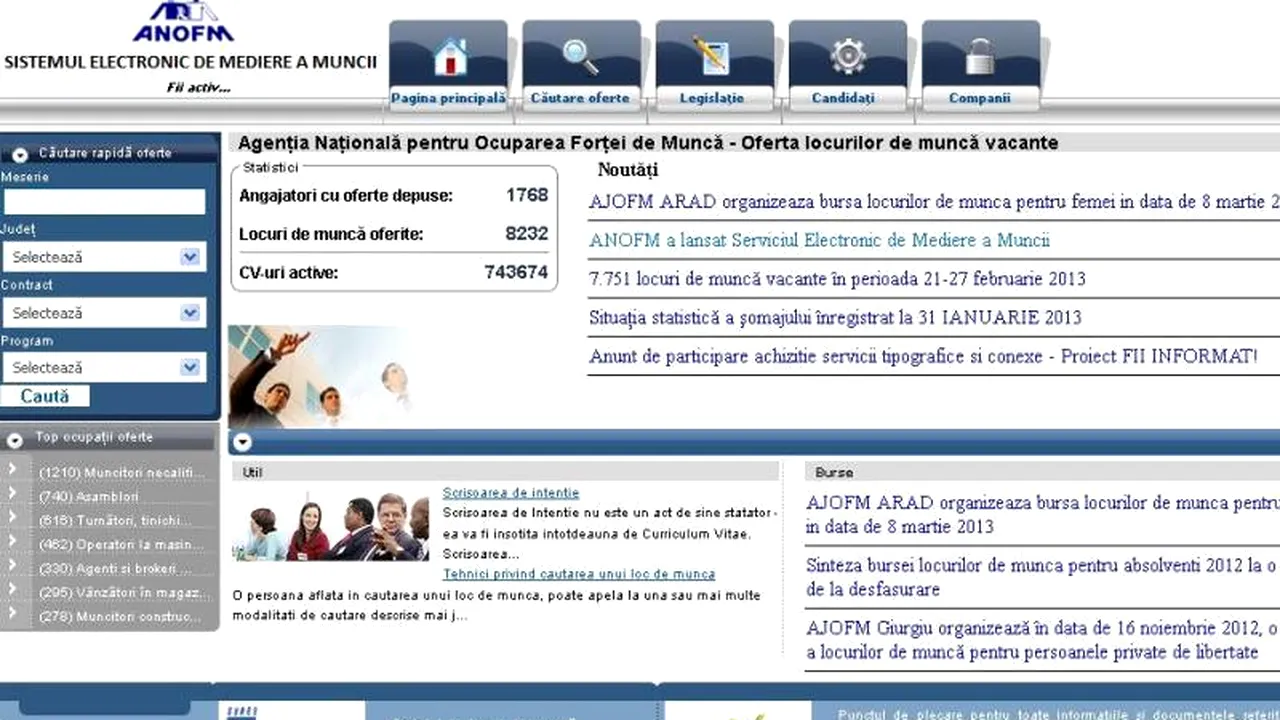 Cum te înregistrezi în noul portal al ANOFM pentru a găsi mai ușor un nou loc de muncă
