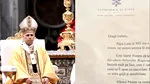 Scrisoarea pe care i-a trimis-o papa Leon al XIV-lea unei fetițe din București, în noaptea de Crăciun. Isabela îi trimisese un desen