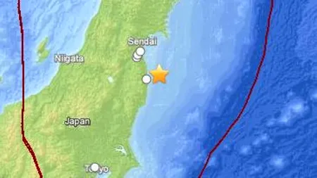 Cutremur cu magnitudinea de 5,2 în prefectura japoneză Fukushima