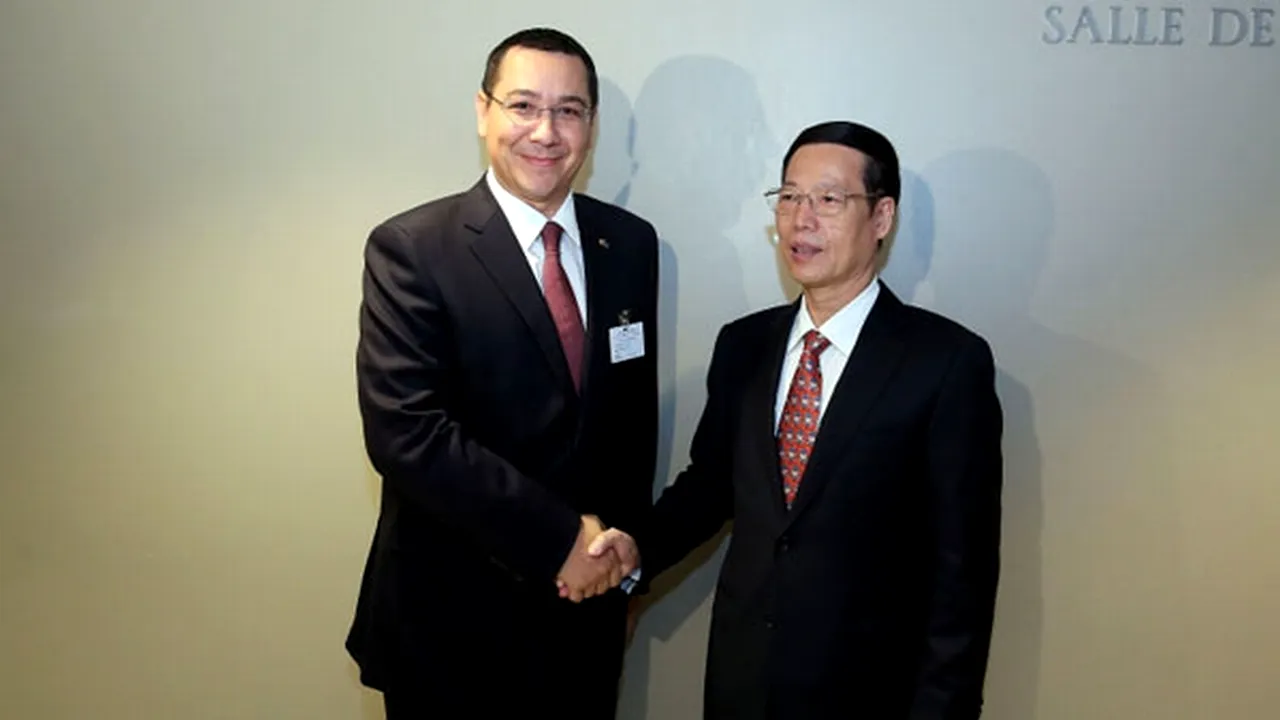 Vicepremierul chinez Zhang Gaoli vine la București. Ponta, din Statele Unite: „Îmi pare rău că nu sunt în țară să vă întâmpin personal