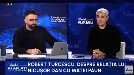 Nicușor Dan, CONTRAZIS de Ionuț Cristache în legătură cu opiniile pro-ruse ale lui Matei Păun. Robert Turcescu: „De aia e nevoie de dezbateri”
