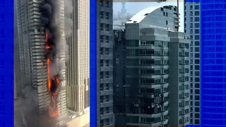 „Turnul Tigrului” din Dubai, cuprins de FLĂCĂRI. Toți cei 3.820 de rezidenți au fost evacuați