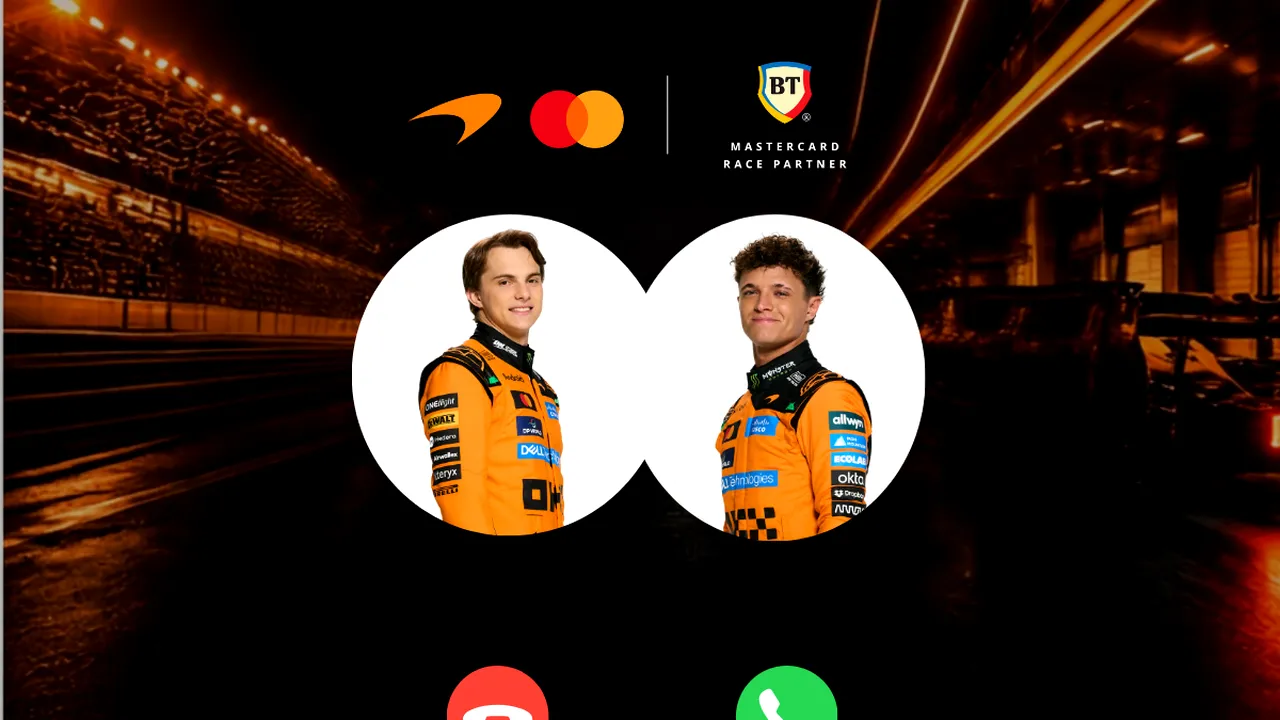 Un quiz cu 7 întrebări poate transforma pasiunea pentru McLaren într-o experiență pe care puțini fani o pot trăi: un apel video exclusiv cu unul dintre piloții echipei. Banca Transilvania îi provoacă pe fanii McLaren Mastercard Formula 1 să-și testeze cunoștințele până pe 31 octombrie (P)