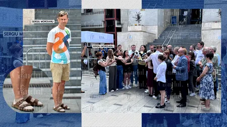 Câți susținători a strâns Clotilde Armand în fața Biroului Electoral al Sectorului 1. Cum a apărut la protest SOȚUL PRIMĂRIȚEI învinse în alegeri