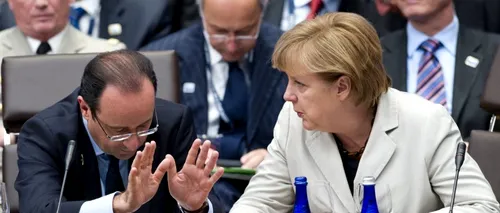 Divergențe pe axa Paris-Berlin. Merkel și Hollande nu se înțeleg în privința Greciei