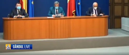 ANUNȚ. Declarații de presă la sediul MAI, după ședința CNSU. Începând cu data de 15 mai 2020 se declară starea de alertă la nivel național pentru o perioadă de 30 de zile