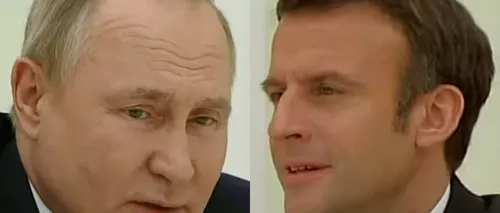 Rusia atacă încontinuu Ucraina, dar Putin i-a spus lui Macron că Moscova este în continuare deschisă la dialog