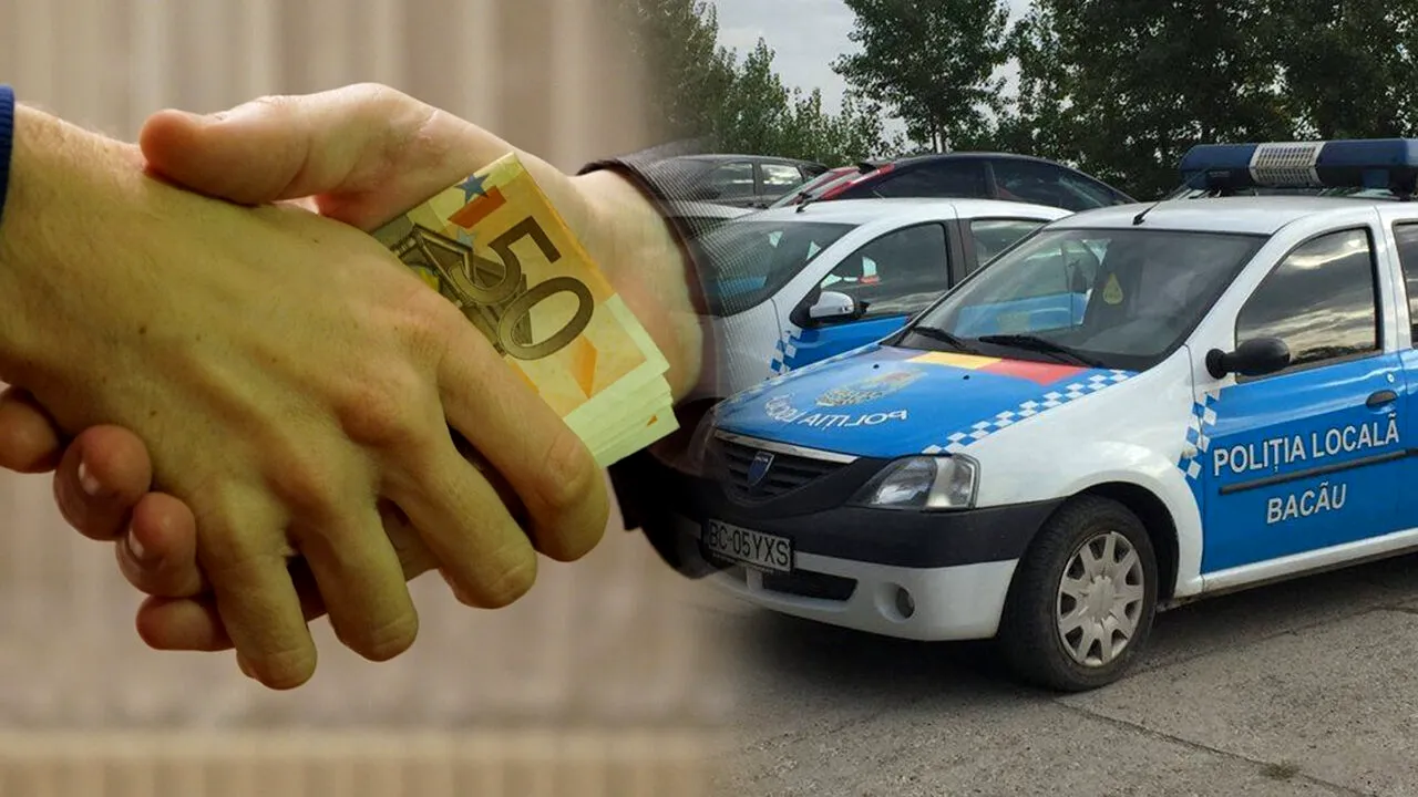 Arest la domiciliu pentru luare de mită, pentru un șef din Poliția Bacău. Câți bani ar fi primit
