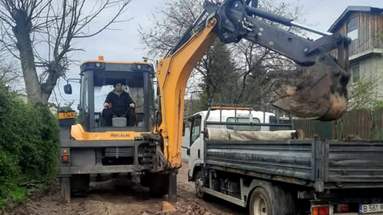 (P)În Sectorul 5, o stradă de pământ a fost transformată complet