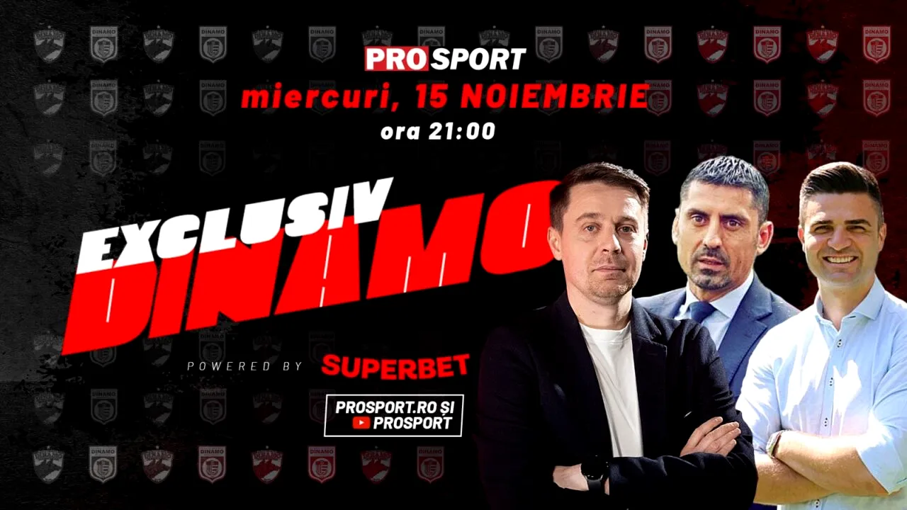EXCLUSIV DINAMO. Bratu și Dănciulescu sunt invitații lui Cătălin Mureșanu în emisiunea dedicată celui mai galonat club sportiv din România, CS Dinamo