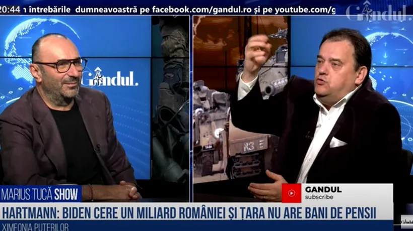 POLL 2 Marius Tucă Show: „Dacă H. D. Hartmann ar candida la președinție, ar obține votul dumneavoastră?”