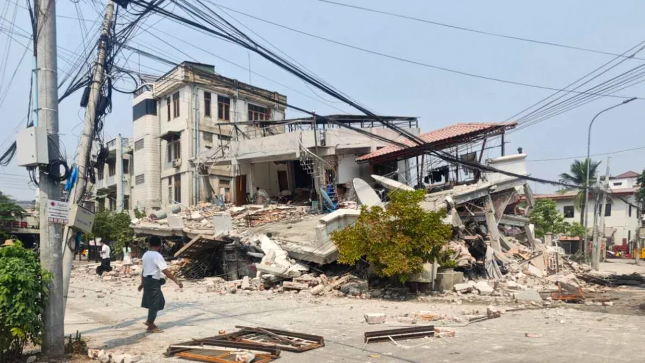 Cutremur în Myanmar. BILANȚUL tragediei crește: peste 1.700 de morți și sute de dispăruți!