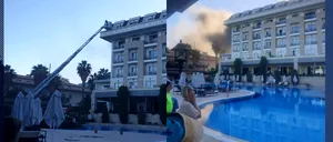 INCENDIU puternic la un resort, cu mulți români, din Antalya. Aceștia au fost evacuați de urgență: „Au stat cu prosoapele pe ei până seara târziu”