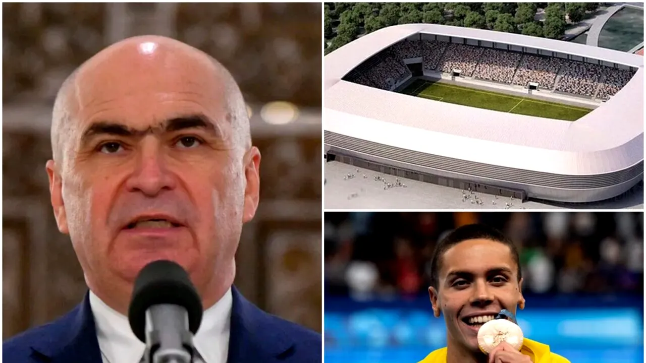 Bolojan îl felicită pe David Popovici, după ce Gândul a dezvăluit că Guvernul vrea să aloce peste un miliard de lei pentru construcția de stadioane