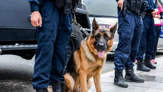 Se cauta stăpân pentru câinele jandarm. Luc a participat la numeroase misiuni, iar acum s-a retras din cauza vârstei