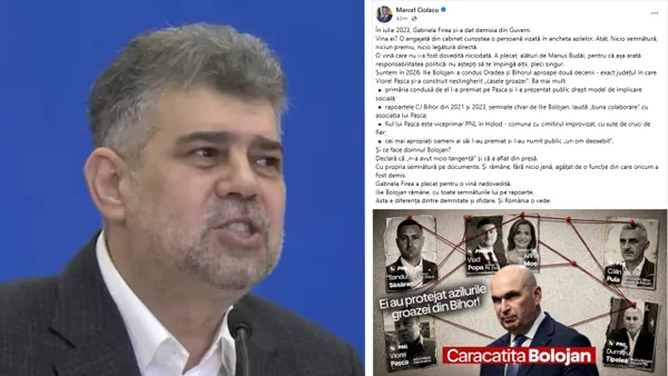 Marcel Ciolacu îl acuză direct pe Ilie Bolojan de complicitate în cazul „Azilele Groazei din Bihor”