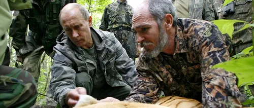 Un tigru siberian eliberat de Vladimir Putin a fugit în China