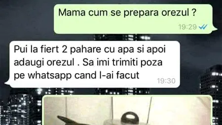 Bancul de duminică | „Mamă, cum se prepară orezul?”