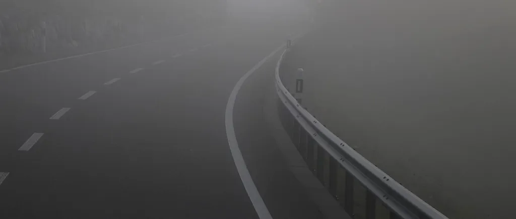Cod galben de ceaţă în 6 judeţe. Vizibilitate scăzută pe A1 București – Pitești și pe Autostrada Soarelui